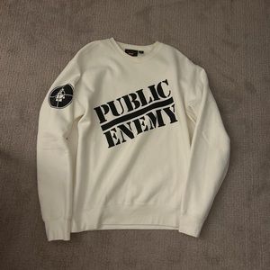 Supreme x undercover x public enemy crewneck